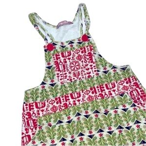 Jelly the Pug Holiday Kerry overall dress size 7